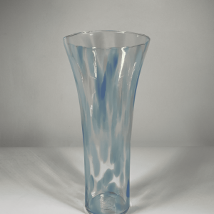 Centrotavola In Vetro Di Murano Bianco A Forma Di Foglia - Design Moderno Artigianale